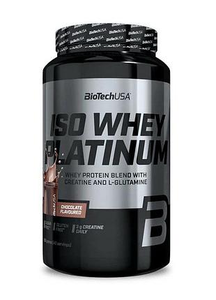 Изолят протеина biotech iso whey platinum 908 г шоколад