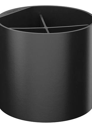 Склянка для ванної кімнати hansgrohe wallstoris 27921670, чорний матовий