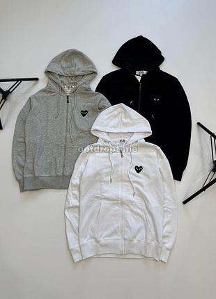 Зип-худи cdg play | comme des garçons play качественное