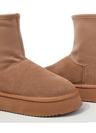 Жіночі високі зимові уги aapr 1686 коричневі 41