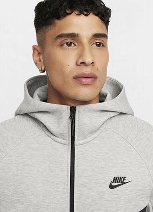 Кофта чоловіча nike tech men's full-zip windrunner (hv0949-063) 4