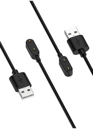 Магнитный usb кабель зарядки для умных часов huawei watch fit/huawei band 6/huawei band 6 pro/honor band 6 (черный)