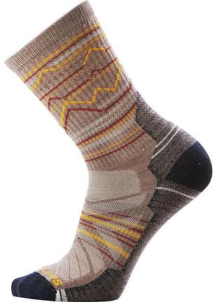 Термоноски мужские с шерстью мериноса smartwool performance hike light cushion crew (цвет fossil, размер xlarge 46-49)
