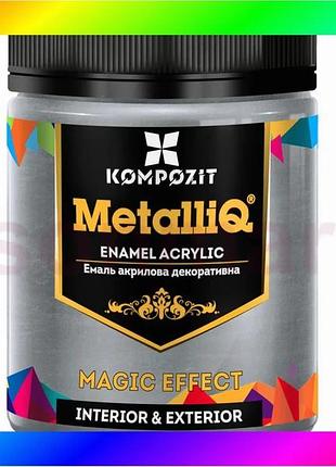 Bs эмаль акриловая metalliq® best mix банка 500 г, 500 г, платина bas77/n