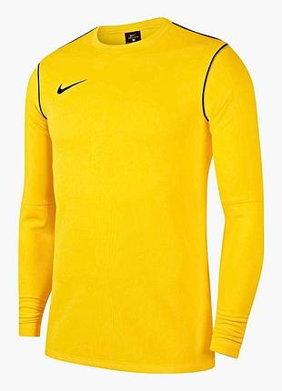 Джемпер nike dry park20 crew top bv6875-719, жёлтый, размер (eu) - xxl