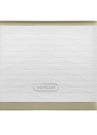 Тостер sencor 930вт на 2 слота / подогрев / размораживание белый/золотой (sts7500wh)