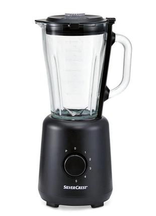 Стаціонарний блендер зі скляною чашею 1.75л silver crest ssmgr 600 a1