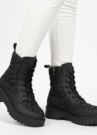 Женские зимние ботинки ailaifa 1682 черные 38