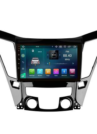 Штатна магнітола cyclone c9 cpl gsm. 2+32gb. carplay. 4g hyundai sonata 2010-2014 з кольоровим екраном