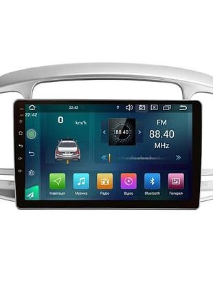 Штатна магнітола cyclone c9 cpl gsm. 2+32gb. carplay. 4g hyundai accent 2006-2012
