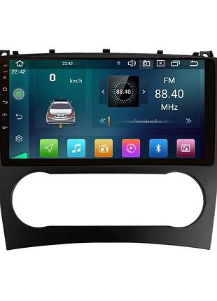 Штатная магнитола cyclone c9 cpl. 2+32gb. carplay mercedes c-klasse (w203) 2004-2007 з підсилювачем звуку d2b