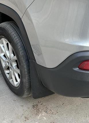 Оригинальные брызговики premium (2013-2019, 4 шт) для jeep cherokee kl 2013- гг