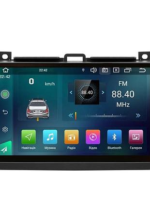 Штатная магнитола cyclone c9 cpl. 2+32gb. carplay toyota land cruiser prado (120) 2002-2009 з підсилювачем