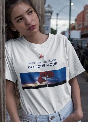 Футболка loys depeche mode (music for the masses wht) белый xs