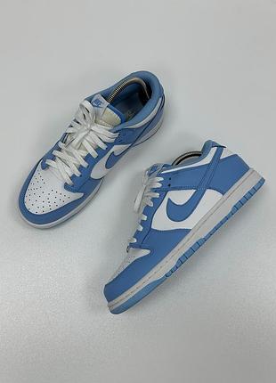 Шикарні кросівки nike dunk low retro sneakers university blue/white
