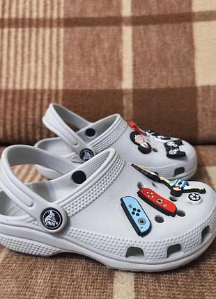 Детские босоножки тапки кроксы crocs