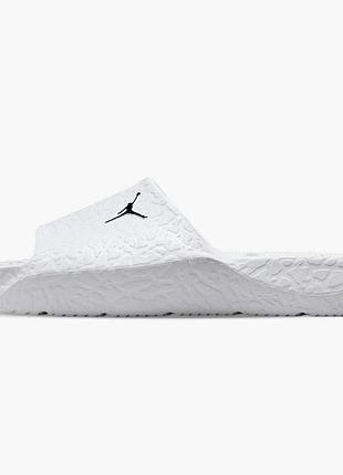Тапочки чоловічі air jordan franchise slide shower white hq2163-100