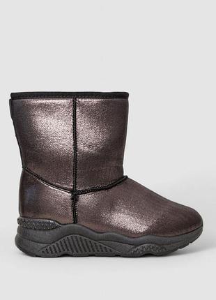 Угги женские с искусственным мехом внутри, цвет коричневый, 131r7410