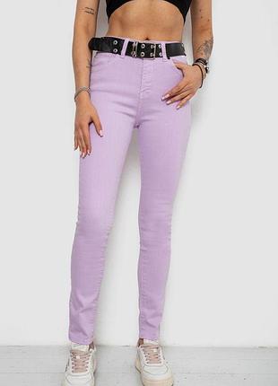 Джинсы женские skinny американки, цвет сиреневый, 182r00223