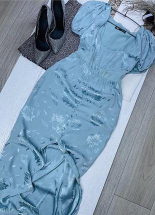 Нова вечірня сукня zara s жакардова сукня комбінація довге плаття з розрізом плаття зара з ґудзиками