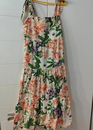 Сарафан, плаття, сукня h&m літній котоновий натуральний.