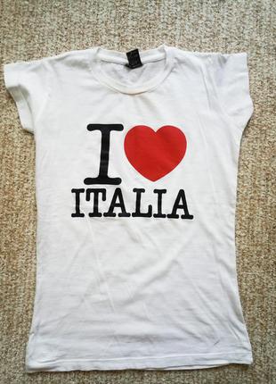 Футболка i love italia