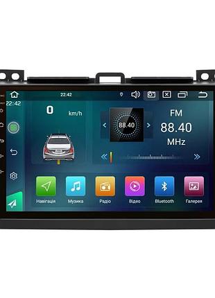 Штатная магнитола cyclone c9 cpl gsm. 2+32gb. carplay. 4g toyota land cruiser prado (120) 2002-2009 з підсилювачем