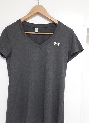 Under armour 
34/xs/42
серая меланж спортивная женская футболка
идеальное состояние