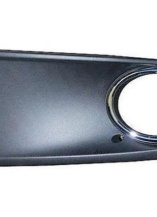 Решетка бампера volkswagen polo 5 sd 2009-2015, с отв. п/тум., левая, с хромом, avtm, 6ru8546619b9, 7426 913