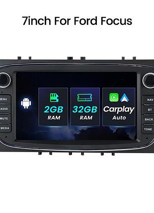 Штатна магнітола ams m200s 2+32gb ford focus 2007-2011 7"