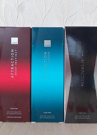 Attraction чоловічі avon