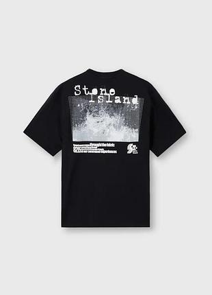 Футболка loys stone island стон айленд чорна нова футболка loys з високою якістю матеріалу l