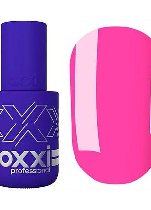 Гель-лак для ногтей oxxi professional 290 неоновый розовый, эмаль, 10 мл
