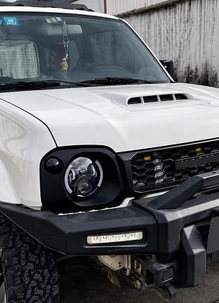 Комплект фар и решётки (offroad) для suzuki jimny 1998-2018 гг