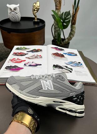 Женские кроссовки new balance 1906r grey beige black