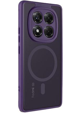 Чохол tpu bloom with magsafe для xiaomi redmi note 15 pro 4g purple