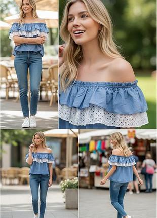 Блуза pretty lolita з відкритими плечима