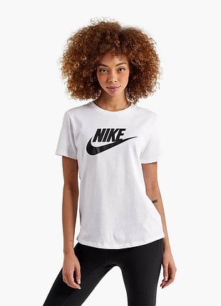 Футболка жіноча nike essential icon futura tee white dx7906-100