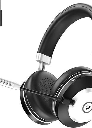 Wantek wk882mb накладні навушники, bluetooth 5.2 з подвійним під'єднанням із мікрофоном і функцією шумозаглушення