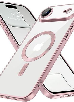 Чохол fiji chrome для apple iphone 17 air з magsafe та захистом камер матовий rose powder