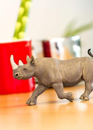 Фигурка safari ltd черный носорог, 14,5*3*6,75 см, "дикие животные", 228929