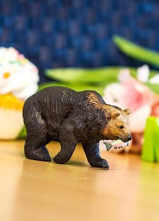 Фигурка safari ltd медведь гризли, 9,6*4*5,6 см, "лесные, дикие животные", 281929