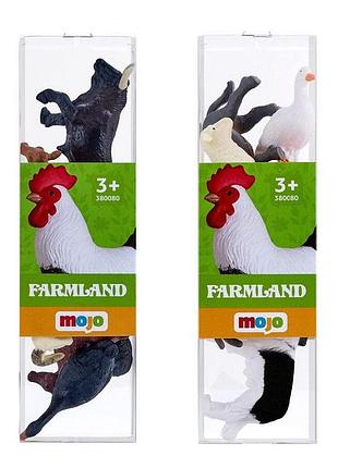 Набор фигурок «ферма» mojo (380080) , домашние животные 6 шт, реалистичные фигурки, оригинал 3