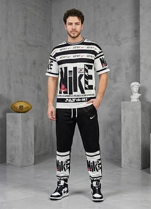 Чоловічий спортивний костюм nike premium якості, стильна та зручна модель