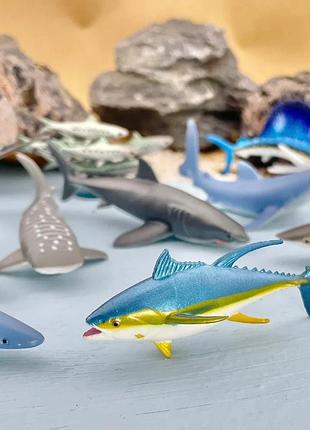 Набор фигурок safari ltd океанические рыбы в тубусе, "морские животные", 100265