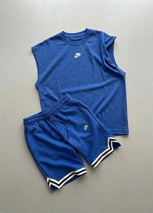 Чоловіяий спортивний комплект nike premium якості, стильна та зручна модель