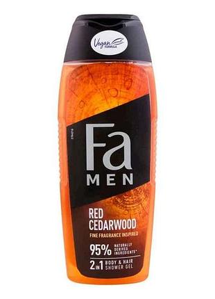 Гель д/душу men 400мл червоне дерево тм fa