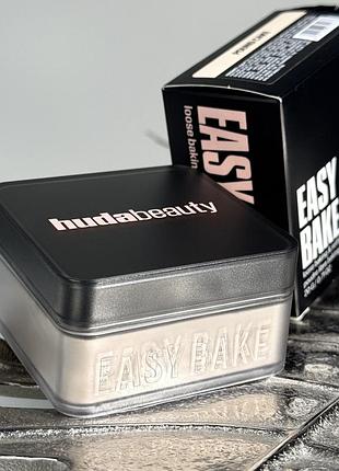 Фиксирующая пудра huda beauty easy bake blurring loose baking & setting powder (pound cake) 20 g