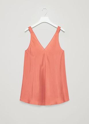 Топ шелковый cos strappy silk top / м