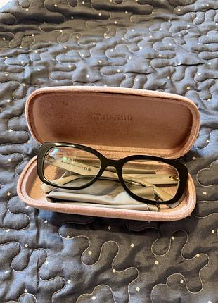 Окуляри miu miu mu07vv glasses оригінал з діоптріями -3,5